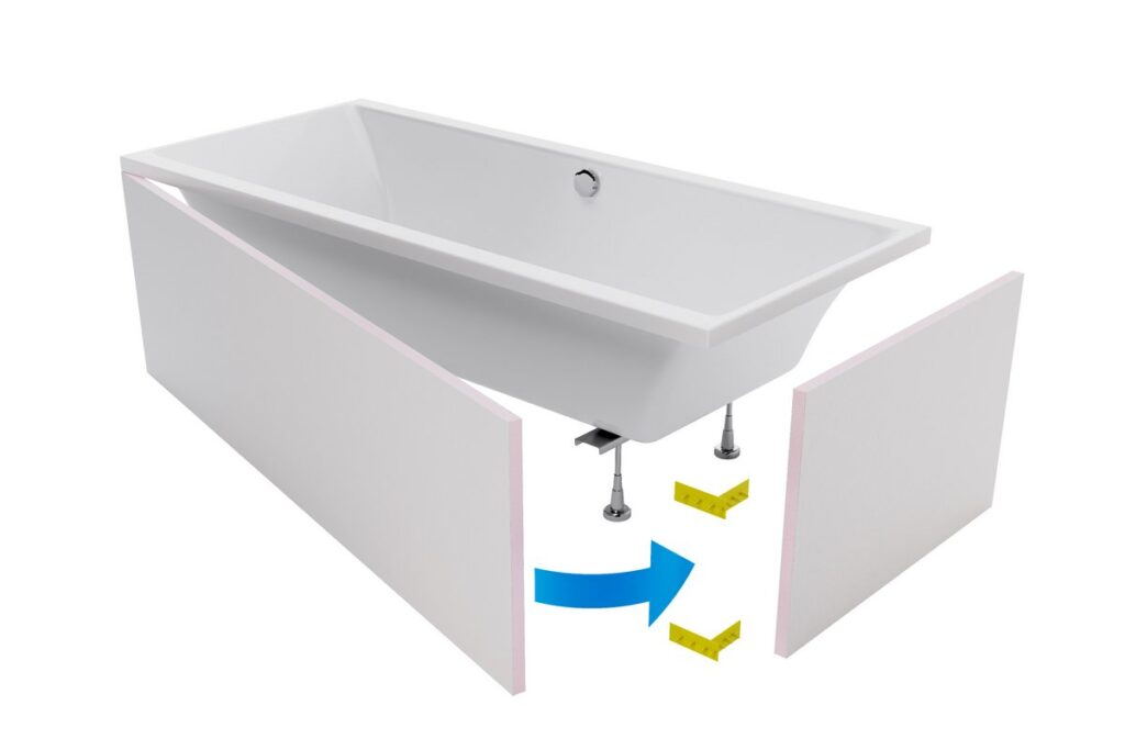 Flex obudowa do zabudowy wanny płytkami