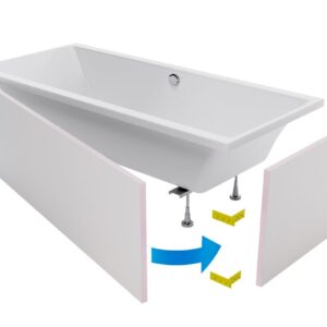 Flex obudowa do zabudowy wanny płytkami