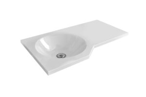 Be Spot umywalka wisząca Solid Surface
