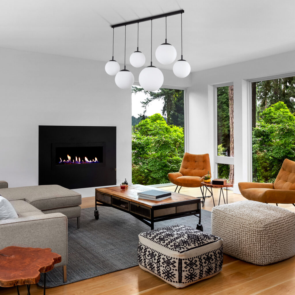 ESME WHITE LAMPA WISZĄCA 6 PŁ  LISTWA