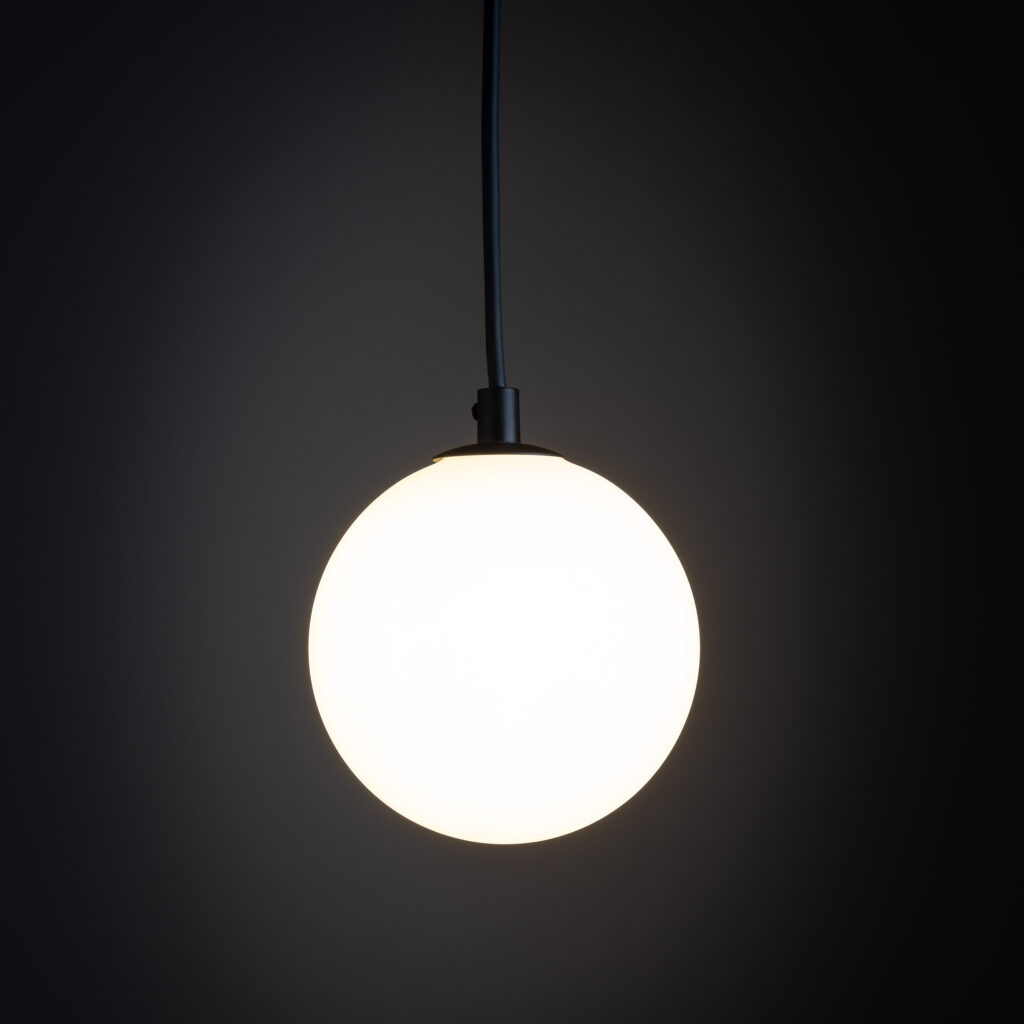 TRACER BLACK WHITE GLASS WISZĄCA 1 G9
