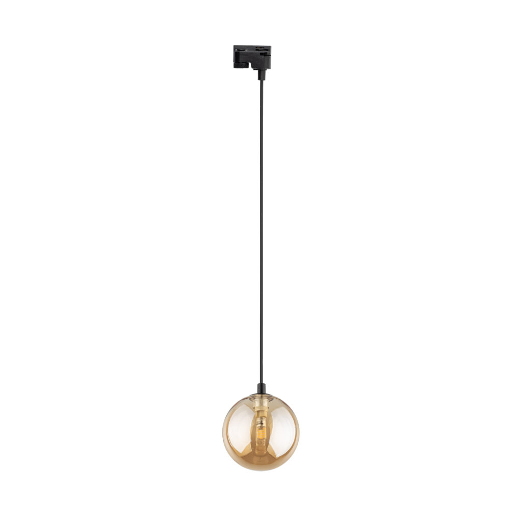 TRACER BLACK AMBER GLASS WISZĄCA 1 G9