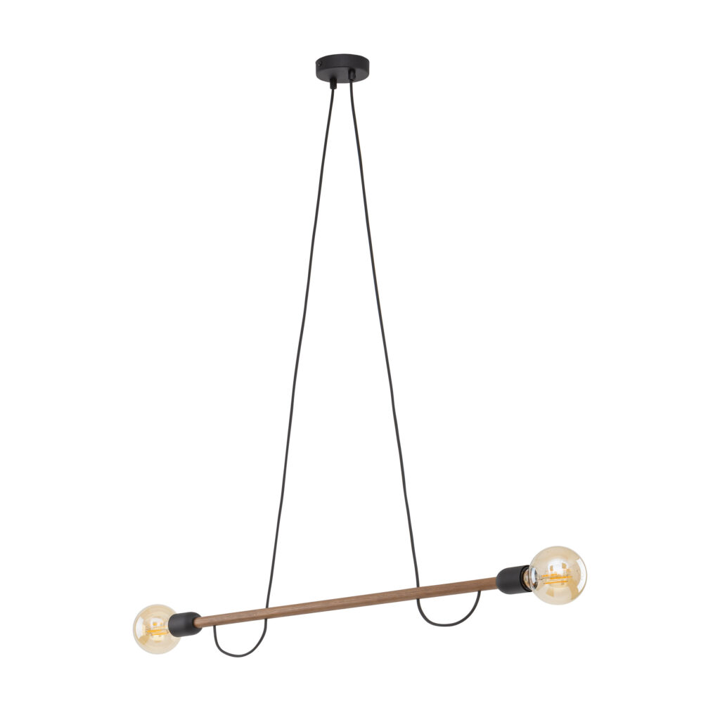 HELIX WOOD ORZECH LAMPA WISZACA 2