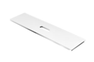 Zen półka wannowa prosta 75 cm akrylowa,
