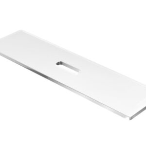 Zen półka wannowa prosta 75 cm akrylowa,