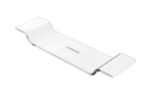 Zen półka wannowa gięta 75 cm akrylowa,