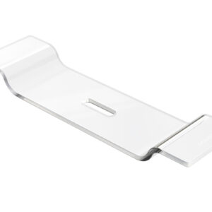 Zen półka wannowa gięta 75 cm akrylowa,