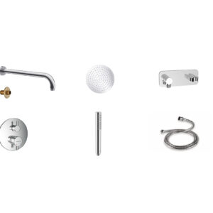 Frost Zestaw Podtynkowy Chrom