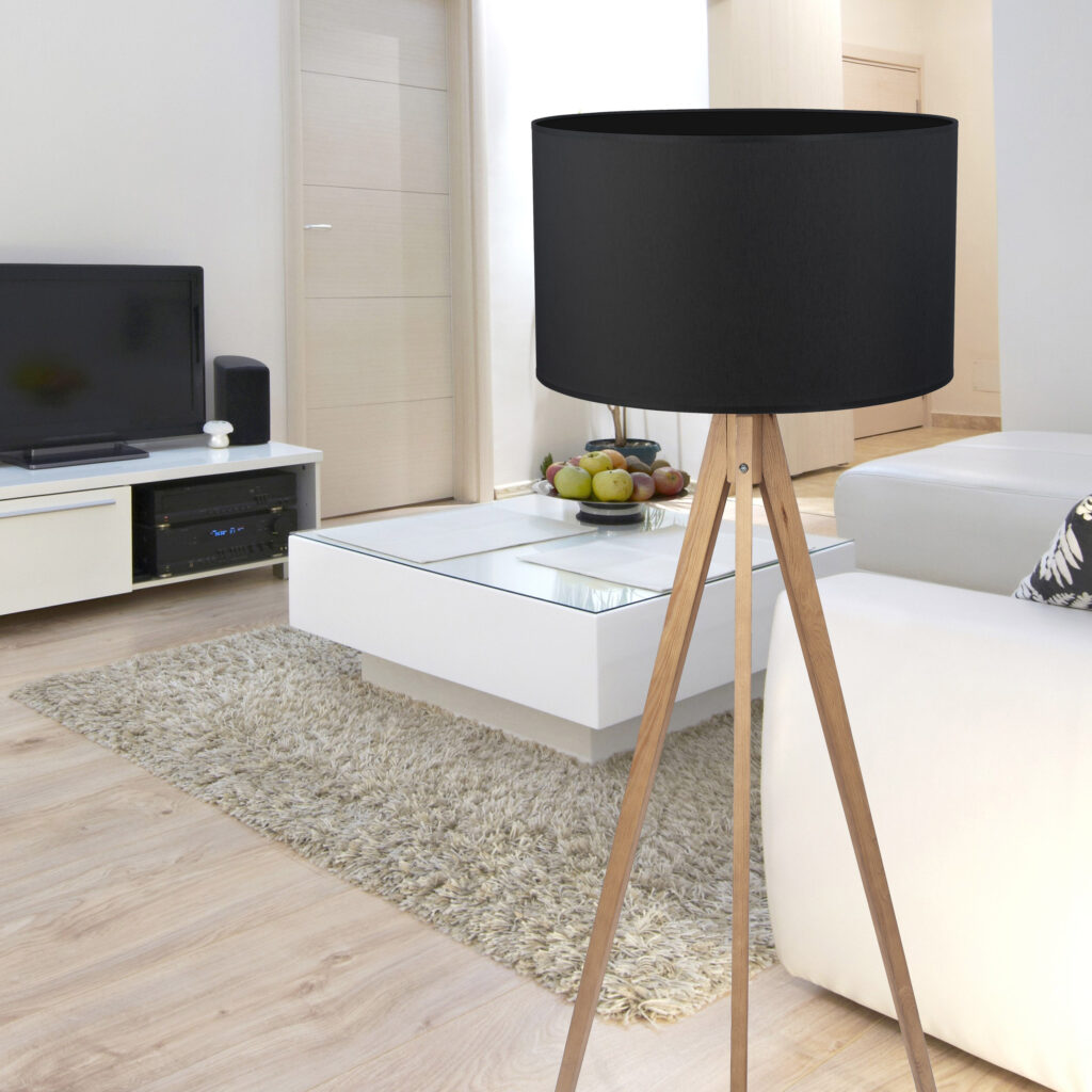 TREVISO BLACK LAMPA PODŁOGOWA 1 PŁ FSC 100%, SA-COC-006060