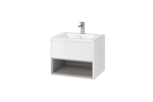 Tuto Szafka P/U 70 Biały/Beton