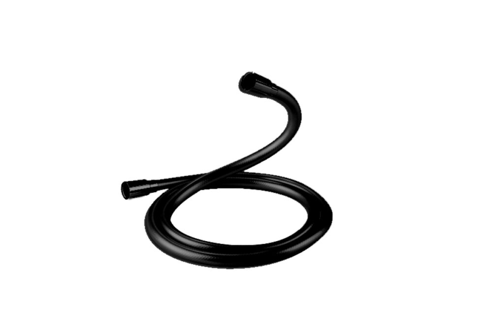 Wąż prysznicowy black round 150 cm,