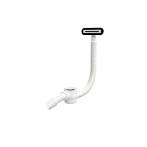 Flow syfon do wanny Heaven, biały połysk