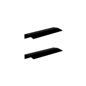 Blanko uchwyty komplet 2 szt, czarny mat