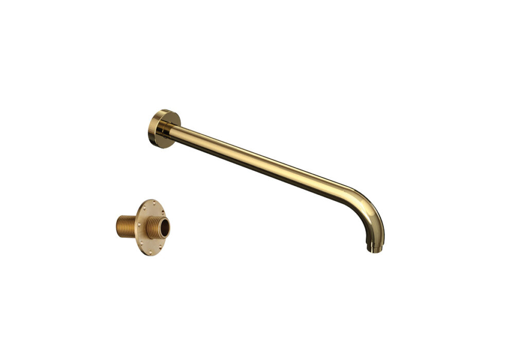 Ramię prysznicowe ścienne 40 cm okrągłe,