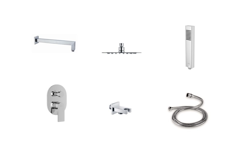 Glad zestaw prysznicowo-wannowy