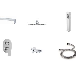 Glad zestaw prysznicowo-wannowy