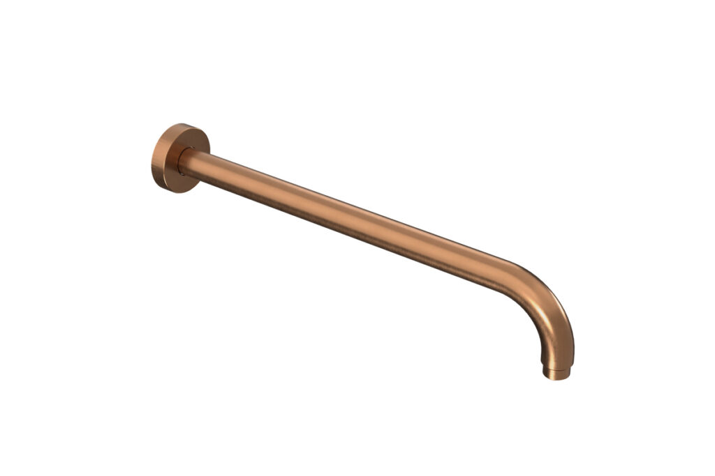 Ramię prysznicowe ścienne 40 cm okrągłe,