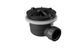 Vert syfon do brodzika czarny 90 mm,