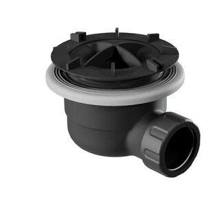 Vert syfon do brodzika czarny 90 mm,