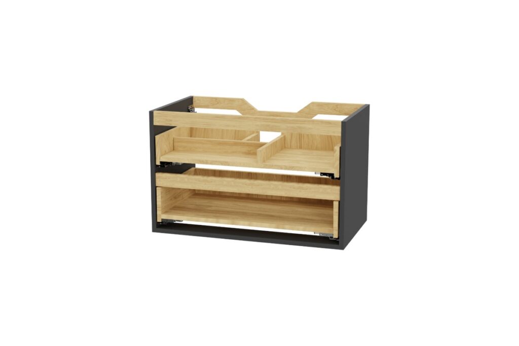 Tuto 2.0 korpus szafki 80 cm, 2 szuflady