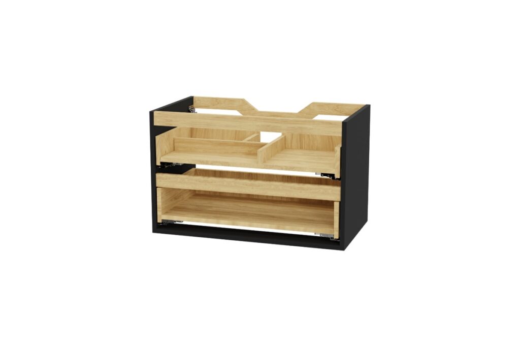 Tuto 2.0 korpus szafki 80 cm, 2 szuflady