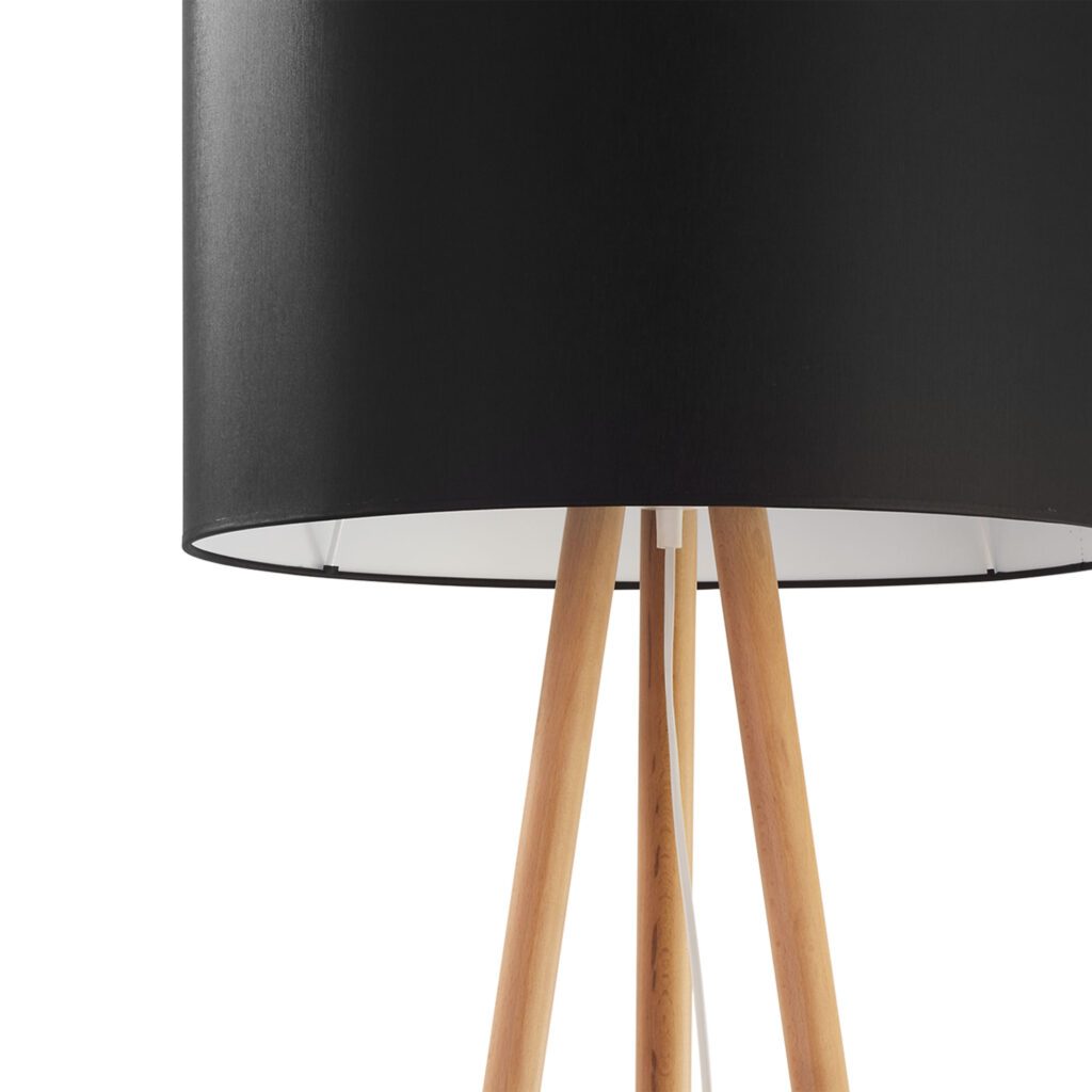 TOKYO LAMPA PODŁOGOWA 1  SOSNA/CZARNY