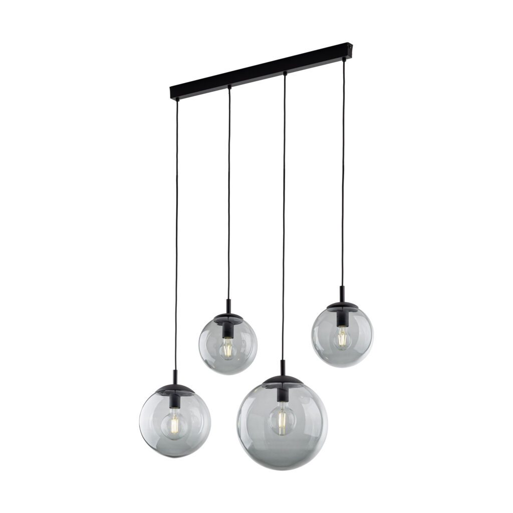 ESME GRAPHITE LAMPA WISZĄCA 4 LISTWA