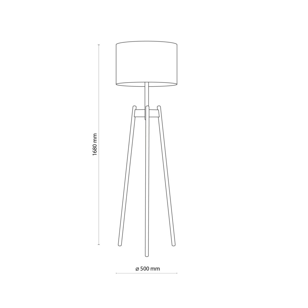PEREZ BLACK LAMPA PODŁOGOWA 1