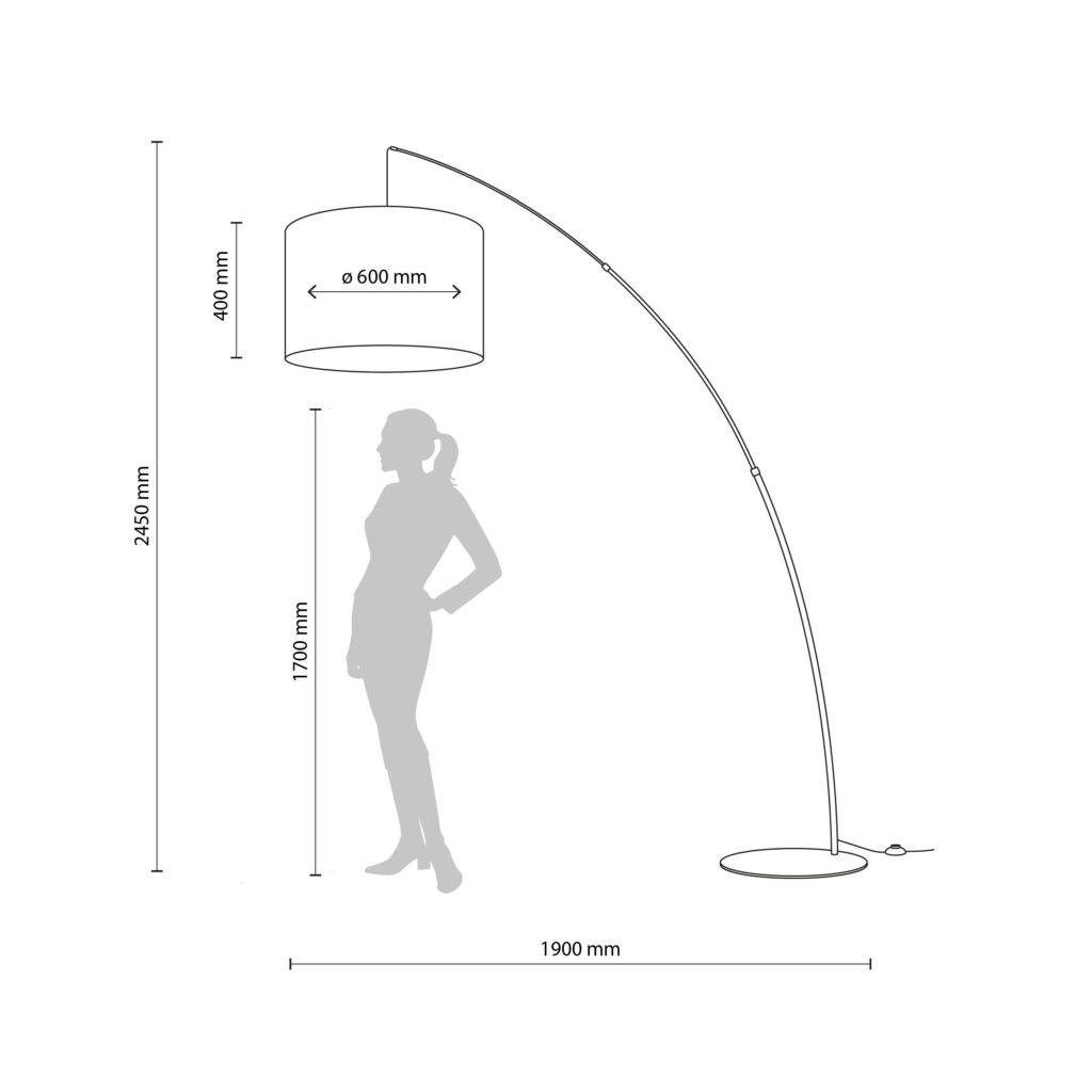 MOBY GRAY LAMPA PODŁOGOWA 1