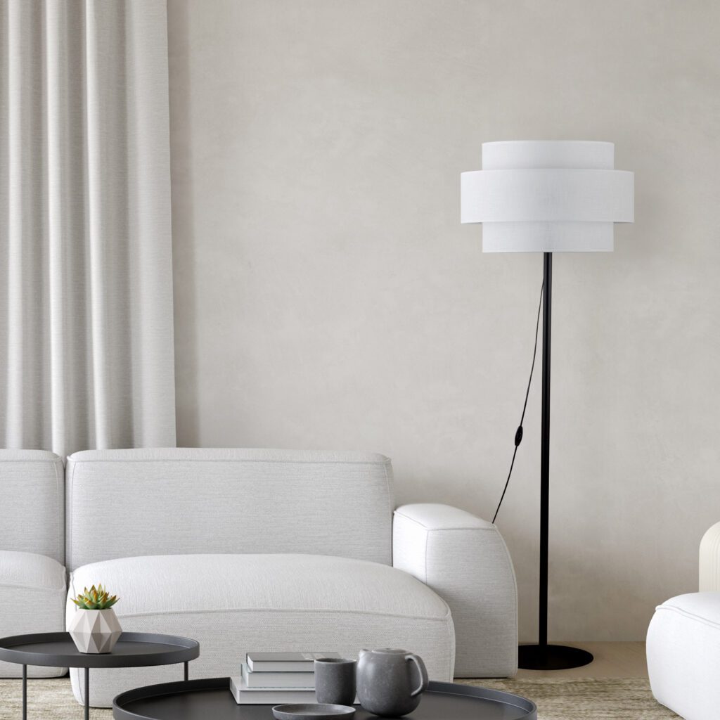 CALISTO WHITE LAMPA PODŁOGOWA 1