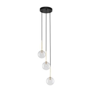 NILOS BLACK / GOLD LAMPA WISZACA 3