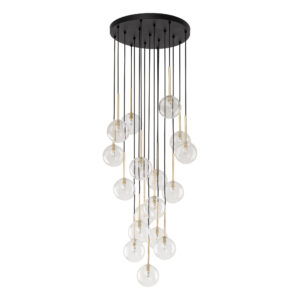 NILOS BLACK GOLD LAMPA WISZĄCA 17