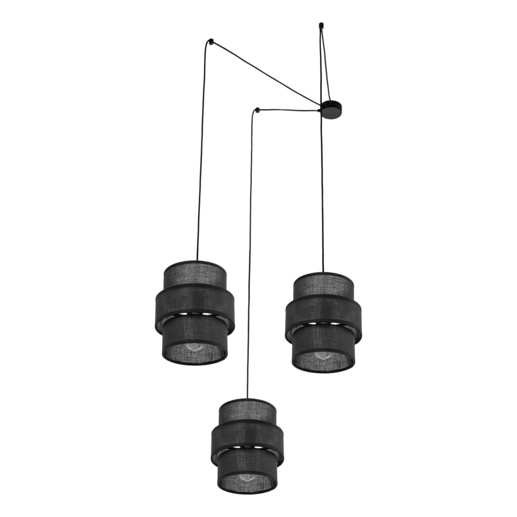 CALISTO BLACK LAMPA WISZĄCA 3