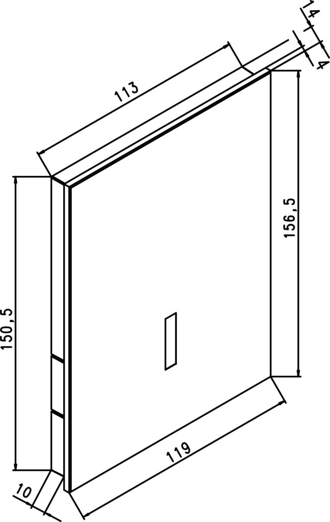 JOMO/WERIT PRZYCISK EXCLUSIVE URI-G 6V,PISUAR SZKŁO DYMIONE BRĄZ CHROM POŁYSK 4030144811237