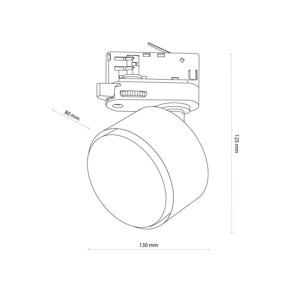 TRACER TRÓJOBWODOWY WHITE GX53