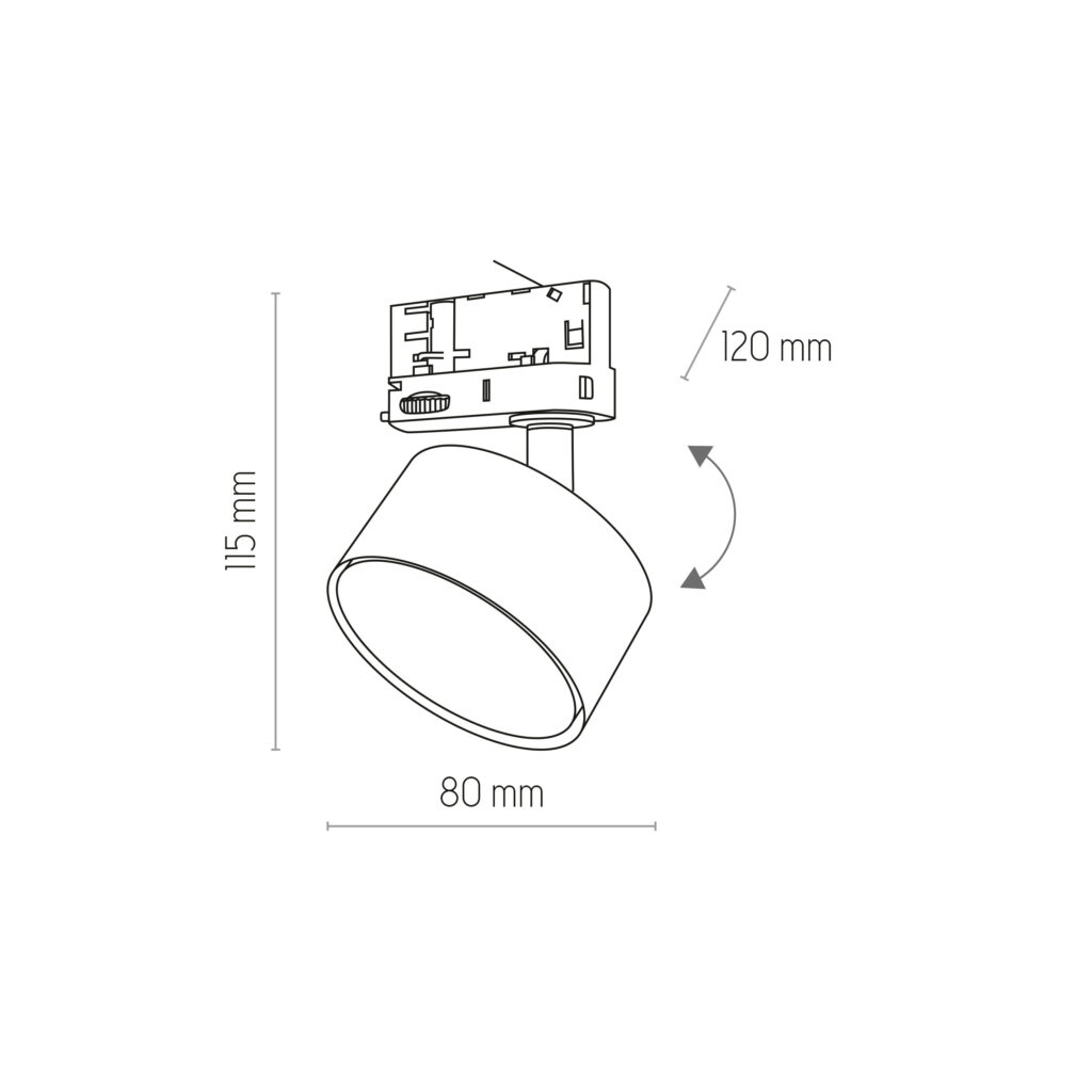 TRACER TRÓJOBWODOWY GRAPHITE 1 GX53