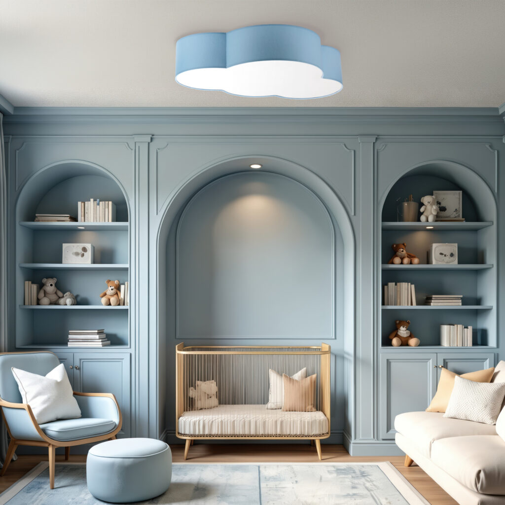 CLOUD NIEBIESKI PASTELOWY LAMPA SUFITOWA 4