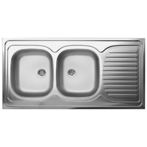 KRONO 60 zlewozmywak dwukomorowy z ociekaczem