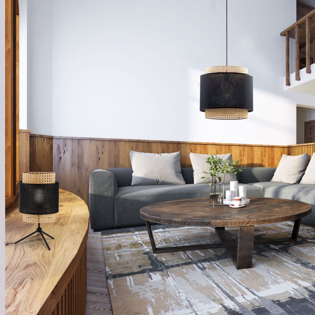 BOHO BLACK LAMPA WISZĄCA 1