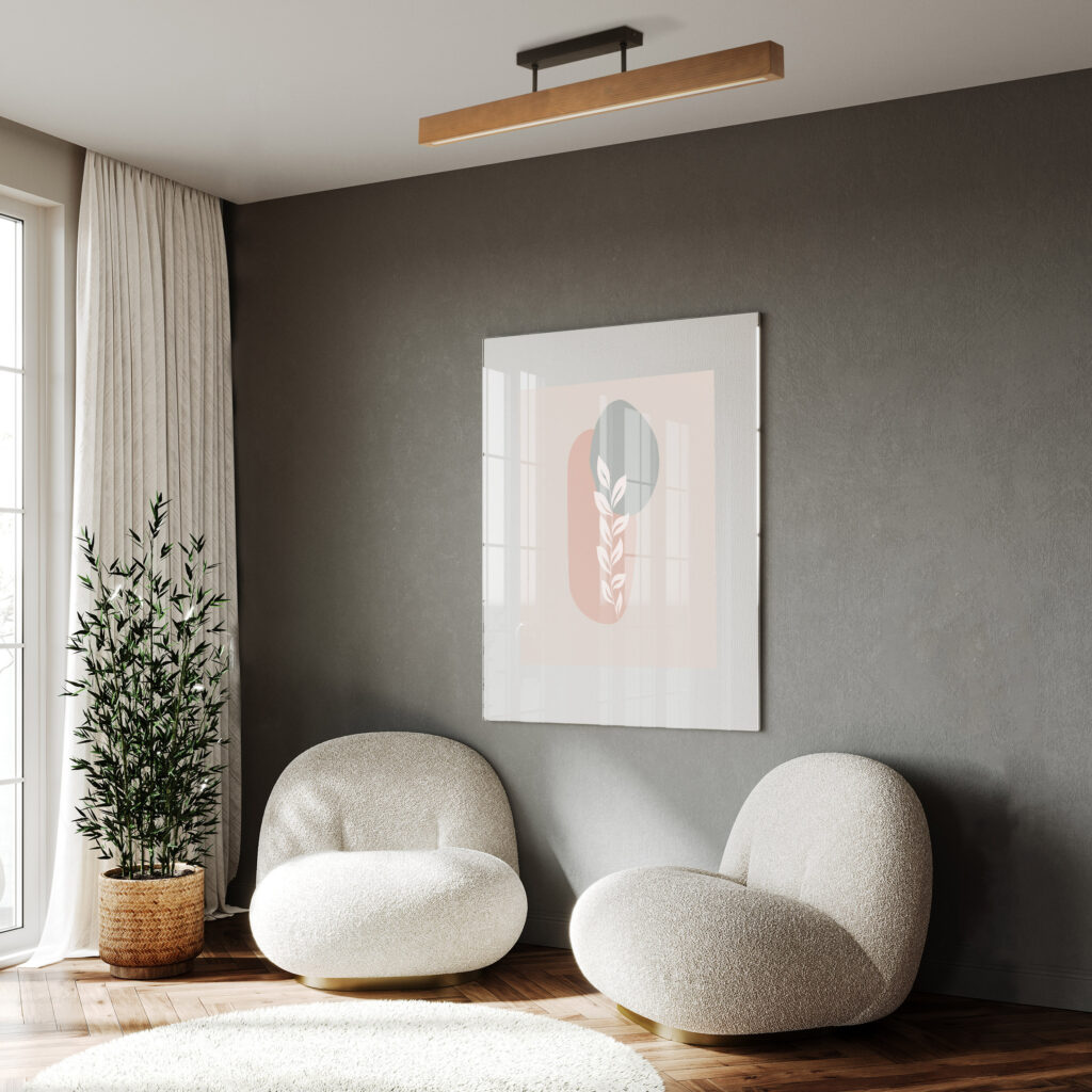 TEO LED ORZECH LAMPA SUFITOWA