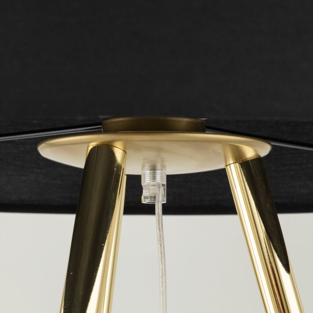 UMBERTO BLACK GOLD LAMPA PODŁOGOWA 1