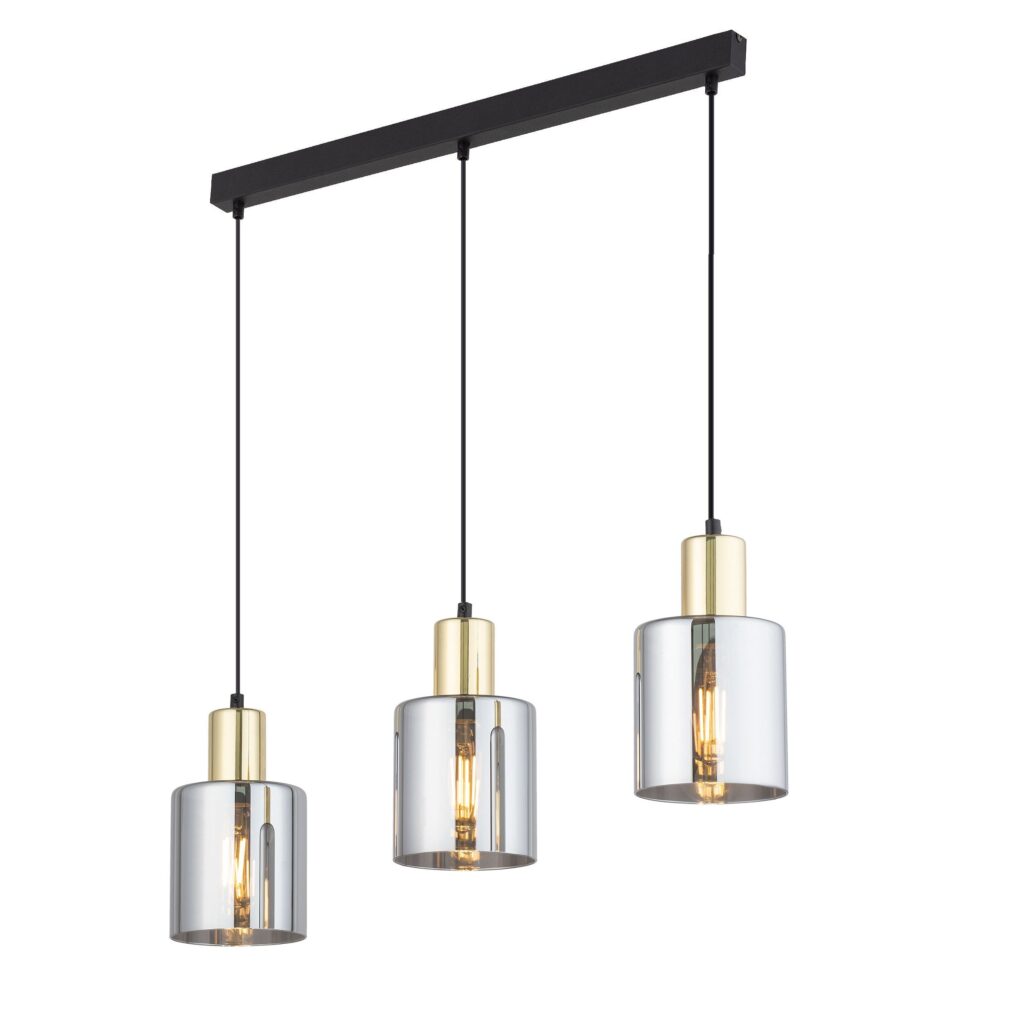 SIERRA GOLD LAMPA WISZĄCA 3  LISTWA