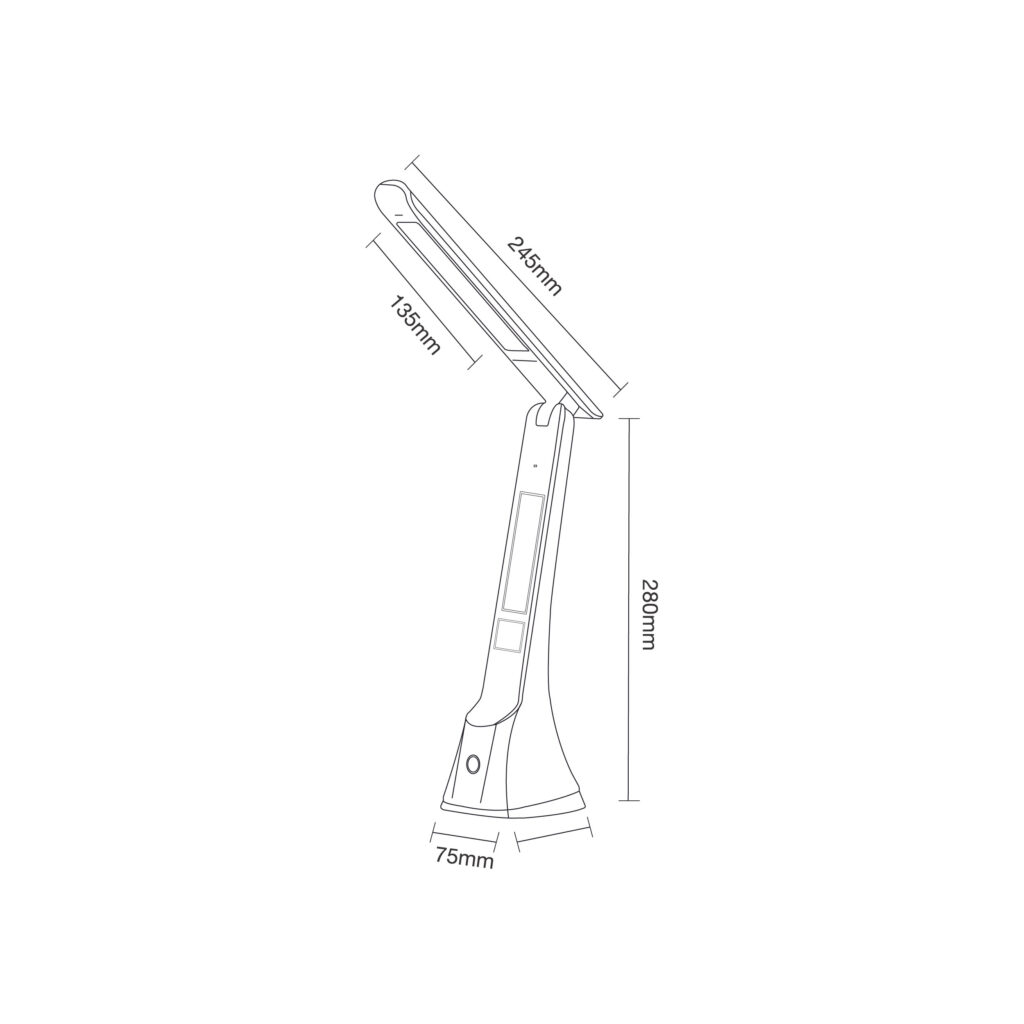 CRUZ BLACK LAMPA BIURKOWA LED 4W