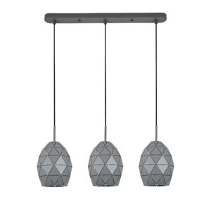 EGANA GRAPHITE LAMPA WISZĄCA 3XE27