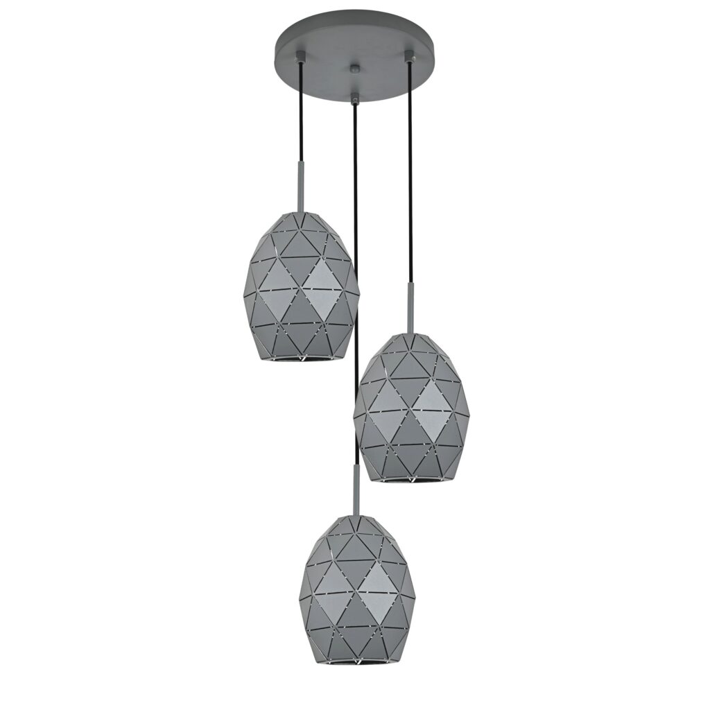 EGANA GRAPHITE LAMPA WISZĄCA 3XE27