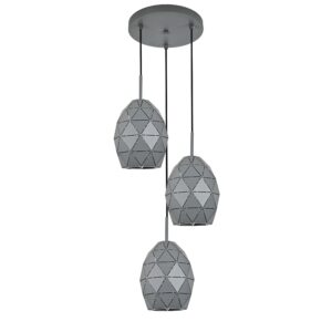 EGANA GRAPHITE LAMPA WISZĄCA 3XE27
