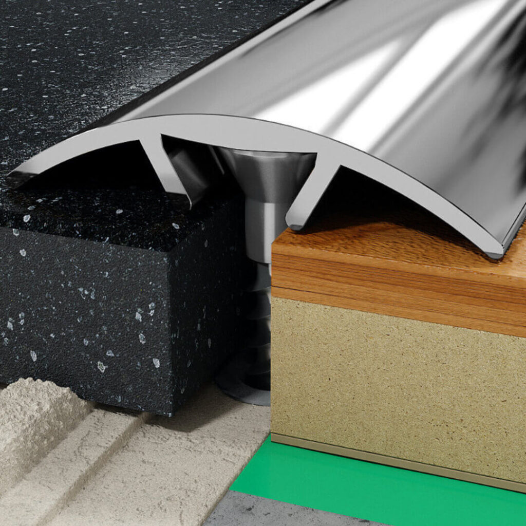 Profil O owalny 30 mm, długość 200 cm mosiężny, chromowany