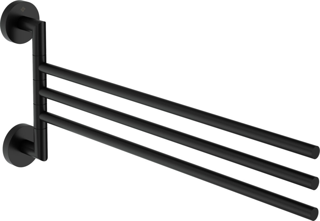 Wieszak na ręcznik potrójny ruchomy – ścienny