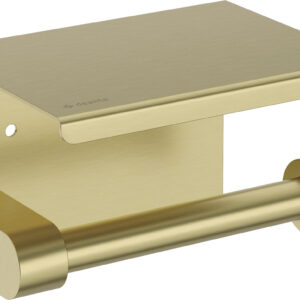 Uchwyt na papier toaletowy ścienny – z półką