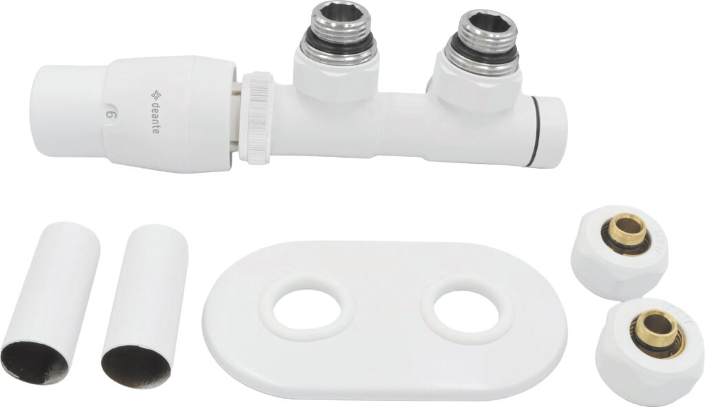 Zawór termostatyczny do grzejnika łazienkowego – lewy